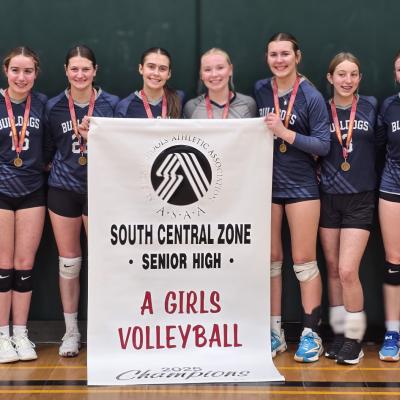 Delia School Team History: The Delia Bulldogs have had a successful two years, winning the South Central A-AA Zone JV championship last year. Continuing with the exact same team this year as a senior team, we won our home tournament, with 8 teams attending. We placed second in three other tournaments, and won our zone championship in a commanding fashion. Our final record going into provincials is 26-6-4.