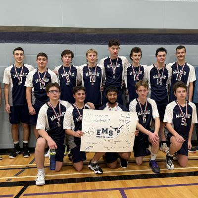 Ecole Mallaig School Team History: The Senior Boys Volleyball Team has built a strong legacy of determination, teamwork, and consistent success. Made up of 13 dedicated athletes from Grades 10, 11, and 12, this group has continued to elevate our school’s volleyball program through their commitment and competitive spirit.  The team’s dedication, unity, and competitive drive have made this season one to remember, and we are proud of everything they have accomplished.