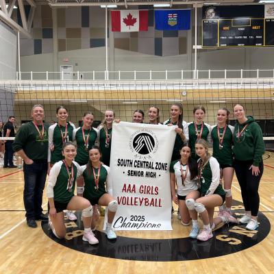 Springbank High Team History: The girls were able to win an exciting match in the South Central zone finals to win zones and advance to provincials.